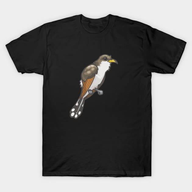 Yellow-Billed Cuckoo T-Shirt by Ginboy